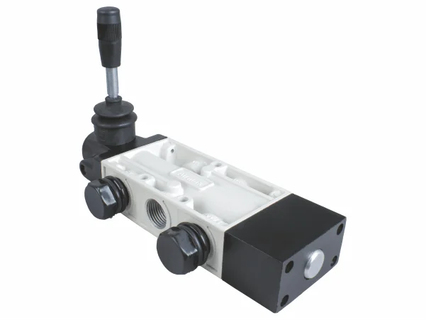 5/3 WAY 3 POSITION HAND LEVER VALVE SPRING CENTER