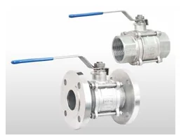 Floating Ball Valve 3 Piece Design Screwed / Flanged 150# / 300#