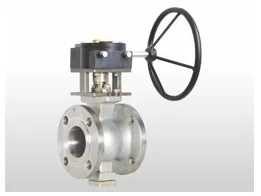 Gear & Hand Lever V-Notch Floating Ball Valve