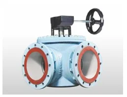 Gear Operated 3 Way / 4 Way Ball Valve