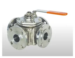 Hand Lever & Gear 3 Way / 4 Way / 5 Way Ball Valve