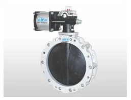 Pneumatic Piston Type Actuator Butterfly Valve