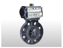 Pneumatic Rotary Actuator “UPVC” Butterfly Valve