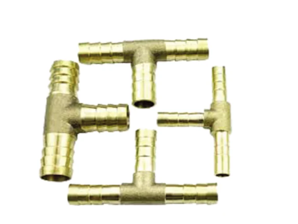 Brass Hose mender T-type