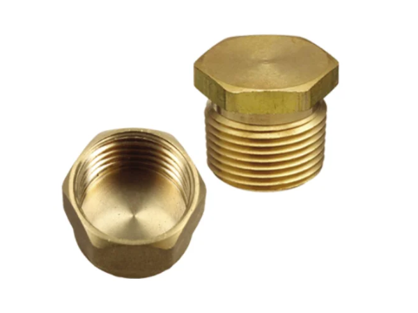 brass end cap & plug